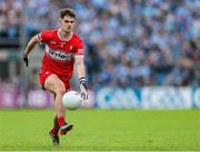 14 June 2025; Patick McGurk of Derry during the GAA Football All-Ireland Senior Championship Round 3 match between Dublin and Derry at Páirc Esler in Newry, Down. Photo by Thomas Flinkow/Sportsfile