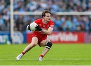 14 June 2025; Ethan Doherty of Derry during the GAA Football All-Ireland Senior Championship Round 3 match between Dublin and Derry at Páirc Esler in Newry, Down. Photo by Thomas Flinkow/Sportsfile