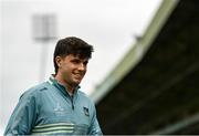 15 June 2025; Darragh O'Hagan of Limerick returns to the dressing room after walking the pitch before the Tailteann Cup quarter-final match between Limerick and Wexford at TUS Gaelic Grounds in Limerick. Photo by Tom Beary/Sportsfile
