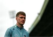 15 June 2025; Diarmuid Buckley of Limerick returns to the dressing room after walking the pitch before the Tailteann Cup quarter-final match between Limerick and Wexford at TUS Gaelic Grounds in Limerick. Photo by Tom Beary/Sportsfile