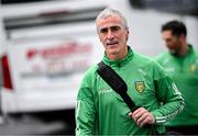 15 June 2025; Donegal manager Jim McGuinness arrives before the GAA Football All-Ireland Senior Championship Round 3 match between Donegal and Mayo at King & Moffatt Dr Hyde Park in Roscommon. Photo by Seb Daly/Sportsfile