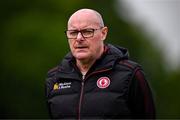15 June 2025; Tyrone manager Malachy O'Rourke before the GAA Football All-Ireland Senior Championship Round 3 match between Tyrone and Cavan at Brewster Park in Enniskillen, Fermanagh. Photo by Ben McShane/Sportsfile