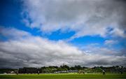 15 June 2025; A general view during match three of the T20 International Series between Ireland and the West Indies at Bready Cricket Club in Magheramason, Tyrone. Photo by Ramsey Cardy/Sportsfile