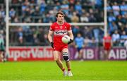 14 June 2025; Ethan Doherty of Derry during the GAA Football All-Ireland Senior Championship Round 3 match between Dublin and Derry at Páirc Esler in Newry, Down. Photo by Ramsey Cardy/Sportsfile