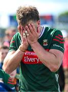15 June 2025; Aidan O’Shea of Mayo after his side's defeat in the GAA Football All-Ireland Senior Championship Round 3 match between Donegal and Mayo at King & Moffatt Dr Hyde Park in Roscommon. Photo by Seb Daly/Sportsfile