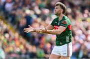 15 June 2025; Aidan O’Shea of Mayo during the GAA Football All-Ireland Senior Championship Round 3 match between Donegal and Mayo at King & Moffatt Dr Hyde Park in Roscommon. Photo by Seb Daly/Sportsfile