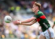 15 June 2025; Jack Carney of Mayo during the GAA Football All-Ireland Senior Championship Round 3 match between Donegal and Mayo at King & Moffatt Dr Hyde Park in Roscommon. Photo by Seb Daly/Sportsfile