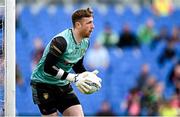 15 June 2025; Donegal goalkeeper Shaun Patton during the GAA Football All-Ireland Senior Championship Round 3 match between Donegal and Mayo at King & Moffatt Dr Hyde Park in Roscommon. Photo by Seb Daly/Sportsfile
