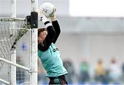 15 June 2025; Donegal goalkeeper Shaun Patton during the GAA Football All-Ireland Senior Championship Round 3 match between Donegal and Mayo at King & Moffatt Dr Hyde Park in Roscommon. Photo by Seb Daly/Sportsfile