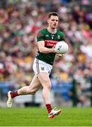 15 June 2025; Matthew Ruane of Mayo during the GAA Football All-Ireland Senior Championship Round 3 match between Donegal and Mayo at King & Moffatt Dr Hyde Park in Roscommon. Photo by Seb Daly/Sportsfile