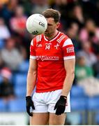 15 June 2025; Sam Mulroy of Louth during the GAA Football All-Ireland Senior Championship Round 3 match between Louth and Clare at Laois Hire O'Moore Park in Portlaoise, Laois. Photo by Shauna Clinton/Sportsfile