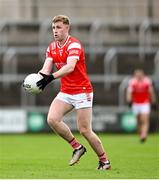 15 June 2025; Peter Lynch of Louth during the GAA Football All-Ireland Senior Championship Round 3 match between Louth and Clare at Laois Hire O'Moore Park in Portlaoise, Laois. Photo by Shauna Clinton/Sportsfile