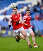 15 June 2025; Dan Corcoran of Louth during the GAA Football All-Ireland Senior Championship Round 3 match between Louth and Clare at Laois Hire O'Moore Park in Portlaoise, Laois. Photo by Shauna Clinton/Sportsfile