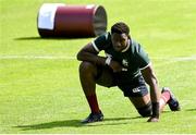 16 June 2025; Maro Itoje during the British & Irish Lions rugby squad training at the UCD Bowl in Dublin. Photo by David Fitzgerald/Sportsfile