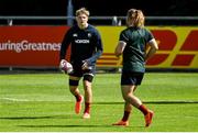 16 June 2025; Henry Pollock, left, and Finlay Bealham during the British & Irish Lions rugby squad training at the UCD Bowl in Dublin. Photo by David Fitzgerald/Sportsfile