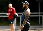 16 June 2025; Bundee Aki during the British & Irish Lions rugby squad training at the UCD Bowl in Dublin. Photo by Ramsey Cardy/Sportsfile