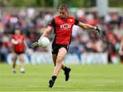 15 June 2025; Pat Havern of Down during the GAA Football All-Ireland Senior Championship Round 3 match between Monaghan and Down at BOX-IT Athletic Grounds in Armagh. Photo by Thomas Flinkow/Sportsfile