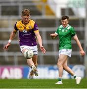15 June 2025; Michael Kinsella of Wexford during the Tailteann Cup quarter-final match between Limerick and Wexford at TUS Gaelic Grounds in Limerick. Photo by Tom Beary/Sportsfile