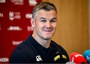 16 June 2025; Assistant coach Jonathan Sexton during the British & Irish Lion media conference at the UCD Bowl in Dublin. Photo by David Fitzgerald/Sportsfile