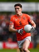 14 June 2025; Jarly Óg Burns of Armagh during the GAA Football All-Ireland Senior Championship Round 3 match between Galway and Armagh at Kingspan Breffni in Cavan. Photo by Ben McShane/Sportsfile