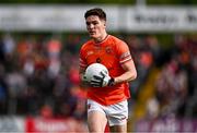 14 June 2025; Jarly Óg Burns of Armagh during the GAA Football All-Ireland Senior Championship Round 3 match between Galway and Armagh at Kingspan Breffni in Cavan. Photo by Ben McShane/Sportsfile