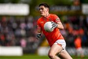 14 June 2025; Jarly Óg Burns of Armagh during the GAA Football All-Ireland Senior Championship Round 3 match between Galway and Armagh at Kingspan Breffni in Cavan. Photo by Ben McShane/Sportsfile