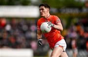 14 June 2025; Jarly Óg Burns of Armagh during the GAA Football All-Ireland Senior Championship Round 3 match between Galway and Armagh at Kingspan Breffni in Cavan. Photo by Ben McShane/Sportsfile