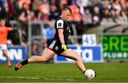 14 June 2025; Galway goalkeeper Conor Flaherty during the GAA Football All-Ireland Senior Championship Round 3 match between Galway and Armagh at Kingspan Breffni in Cavan. Photo by Ben McShane/Sportsfile