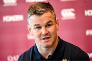 16 June 2025; Assistant coach Jonathan Sexton during a British & Irish Lions rugby media conference at the UCD University Club in Dublin. Photo by Ramsey Cardy/Sportsfile
