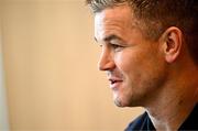 16 June 2025; Assistant coach Jonathan Sexton during a British & Irish Lions rugby media conference at the UCD University Club in Dublin. Photo by Ramsey Cardy/Sportsfile