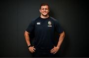16 June 2025; Scott Cummings stands for a portrait after a British & Irish Lions media conference at the UCD Bowl in Dublin. Photo by David Fitzgerald/Sportsfile