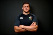 16 June 2025; Scott Cummings stands for a portrait after a British & Irish Lions media conference at the UCD Bowl in Dublin. Photo by David Fitzgerald/Sportsfile