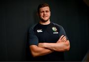 16 June 2025; Scott Cummings stands for a portrait after a British & Irish Lions media conference at the UCD Bowl in Dublin. Photo by David Fitzgerald/Sportsfile