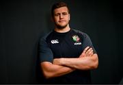 16 June 2025; Scott Cummings stands for a portrait after a British & Irish Lions media conference at the UCD Bowl in Dublin. Photo by David Fitzgerald/Sportsfile
