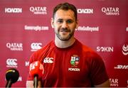 16 June 2025; Tomos Williams during a British & Irish Lions media conference at the UCD Bowl in Dublin. Photo by David Fitzgerald/Sportsfile