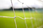 16 June 2025; A detailed view of the goal netting before the SSE Airtricity Men's Premier Division match between Drogheda United and Shamrock Rovers at Sullivan & Lambe Park in Drogheda, Louth. Photo by Ben McShane/Sportsfile
