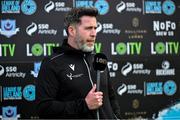 16 June 2025; Shamrock Rovers manager Stephen Bradley before the SSE Airtricity Men's Premier Division match between Drogheda United and Shamrock Rovers at Sullivan & Lambe Park in Drogheda, Louth. Photo by Shauna Clinton/Sportsfile