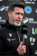 16 June 2025; Shamrock Rovers manager Stephen Bradley before the SSE Airtricity Men's Premier Division match between Drogheda United and Shamrock Rovers at Sullivan & Lambe Park in Drogheda, Louth. Photo by Shauna Clinton/Sportsfile
