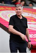 16 June 2025; St. Patrick's Athletic manager Stephen Kenny before the SSE Airtricity Men's Premier Division match between St Patrick's Athletic and Shelbourne at Richmond Park in Dublin. Photo by Thomas Flinkow/Sportsfile