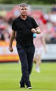 16 June 2025; St. Patrick's Athletic manager Stephen Kenny before the SSE Airtricity Men's Premier Division match between St Patrick's Athletic and Shelbourne at Richmond Park in Dublin. Photo by Thomas Flinkow/Sportsfile