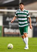 16 June 2025; Dylan Watts of Shamrock Rovers during the SSE Airtricity Men's Premier Division match between Drogheda United and Shamrock Rovers at Sullivan & Lambe Park in Drogheda, Louth. Photo by Ben McShane/Sportsfile