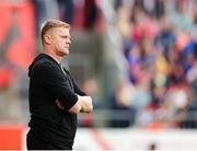 16 June 2025; Shelbourne manager Damien Duff during the SSE Airtricity Men's Premier Division match between St Patrick's Athletic and Shelbourne at Richmond Park in Dublin. Photo by Thomas Flinkow/Sportsfile