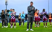 16 June 2025; Drogheda United manager Kevin Doherty after his side's defeat in the SSE Airtricity Men's Premier Division match between Drogheda United and Shamrock Rovers at Sullivan & Lambe Park in Drogheda, Louth. Photo by Shauna Clinton/Sportsfile