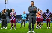 16 June 2025; Drogheda United manager Kevin Doherty after his side's defeat in the SSE Airtricity Men's Premier Division match between Drogheda United and Shamrock Rovers at Sullivan & Lambe Park in Drogheda, Louth. Photo by Shauna Clinton/Sportsfile