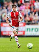 16 June 2025; Anto Breslin of St. Patrick's Athletic during the SSE Airtricity Men's Premier Division match between St Patrick's Athletic and Shelbourne at Richmond Park in Dublin. Photo by Thomas Flinkow/Sportsfile