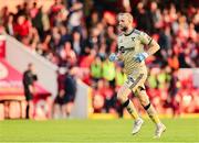 16 June 2025; Shelbourne goalkeeper Conor Kearns during the SSE Airtricity Men's Premier Division match between St Patrick's Athletic and Shelbourne at Richmond Park in Dublin. Photo by Thomas Flinkow/Sportsfile