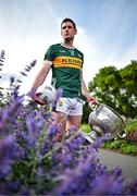 17 June 2025; Kerry footballer Paul Geaney poses for a portrait with the Sam Maguire Cup at the national launch of the GAA Football All-Ireland Senior Championship Series at the National Botanic Gardens in Dublin. Photo by Sam Barnes/Sportsfile