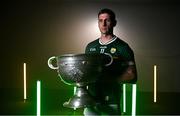 17 June 2025; Kerry's footballer Paul Geaney poses for a portrait with the Sam Maguire Cup at the national launch of the GAA Football All-Ireland Senior Championship Series in Croke Park, Dublin. Photo by Ray McManus/Sportsfile