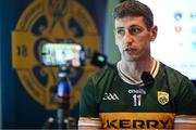 17 June 2025; Kerry footballer Paul Geaney is interviewed at the national launch of the GAA Football All-Ireland Senior Championship Series at the Croke Park in Dublin. Photo by Shauna Clinton/Sportsfile