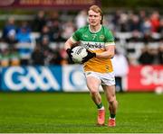 14 June 2025; Cormac Egan of Offaly during the Tailteann Cup quarter-final match between Kildare and Offaly at Cedral St Conleth's Park in Newbridge, Kildare. Photo by Piaras Ó Mídheach/Sportsfile